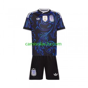 Camisolas de futebol Argentina Criança Equipamento Alternativa World Cup 2026 Manga Curta